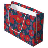 Sac cadeau floral de automne Splashy (Devant Angle)
