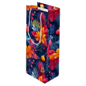 Sac cadeau floral de vacances sur mesure (Devant Angle)