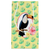 Sac Cadeau Floral Et Tropical Coloré (Devant)