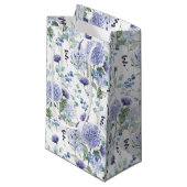 Sac cadeau Floral Hydrangea (Devant Angle)