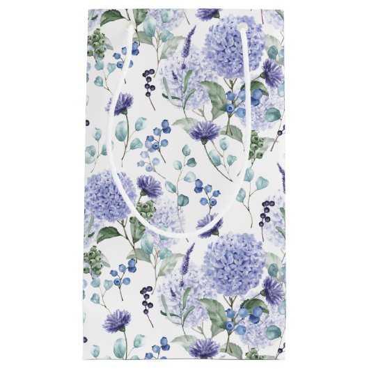 Sac cadeau Floral Hydrangea (Devant)