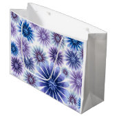 Sac cadeau floral lavande (Devant Angle)