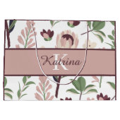 Sac cadeau Floral Monogramme (Dos)