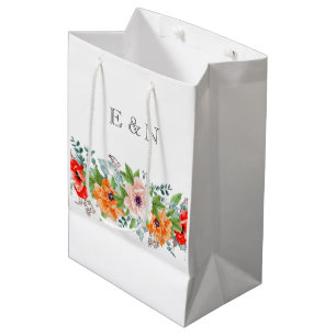 Sac cadeau Floral Moyen
