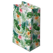 Sac cadeau floral tropical (Dos Angle)