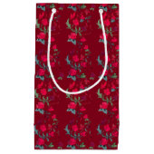 Sac cadeau Flore Wassail Rouge profond (Devant)