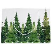 Sac cadeau - Forêt d'aquarelle (Devant)