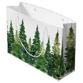 Sac cadeau - Forêt d'aquarelle (Dos Angle)