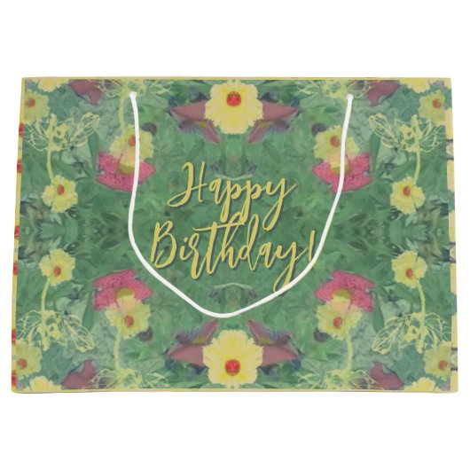 Sac cadeau Forêt Florale (Devant)