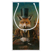 Sac cadeau Fox in Top Hat (Dos)