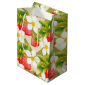Sac cadeau fraise (Devant Angle)