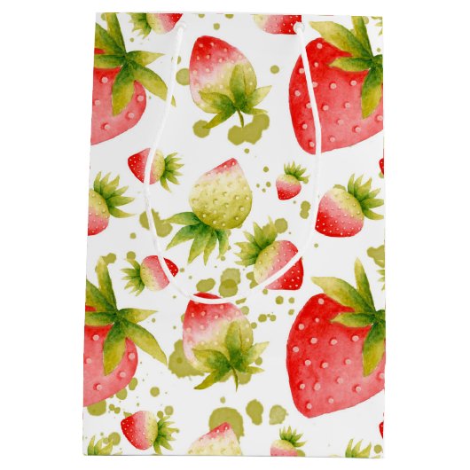 Sac cadeau fraise (Dos)