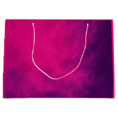 Sac cadeau Fuchsia Purple Cloud - Personnalisable (Devant)
