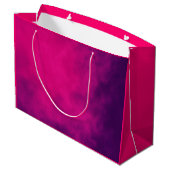 Sac cadeau Fuchsia Purple Cloud - Personnalisable (Dos Angle)
