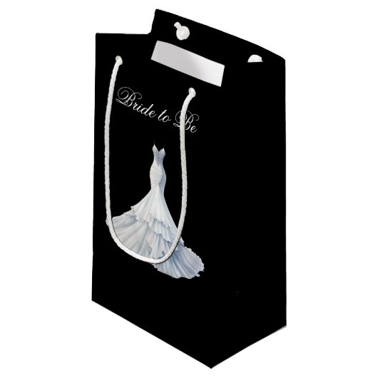 Sac Cadeau Future Mariée Mariage (Devant Angle)