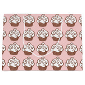 Sac cadeau gâteau rose (Devant)