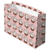 Sac cadeau gâteau rose (Dos Angle)