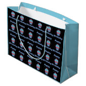 Sac Cadeau Géant Confettis Joyeux Anniversaire Cup (Dos Angle)