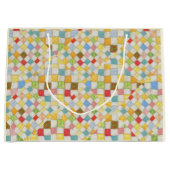 Sac Cadeau Géant MOSAÏQUE DE COUVERTURE / Crème (Devant)