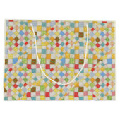 Sac Cadeau Géant MOSAÏQUE DE COUVERTURE / Crème (Dos)