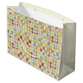 Sac Cadeau Géant MOSAÏQUE DE COUVERTURE / Crème (Dos Angle)