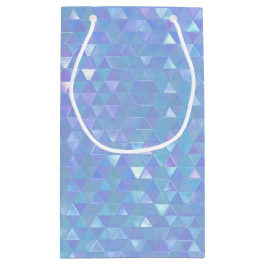 Sac cadeau géométrique Iridescente (Dos)