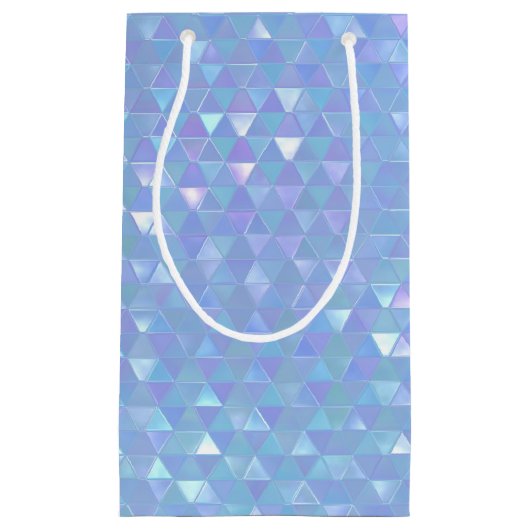 Sac cadeau géométrique Iridescente (Devant)