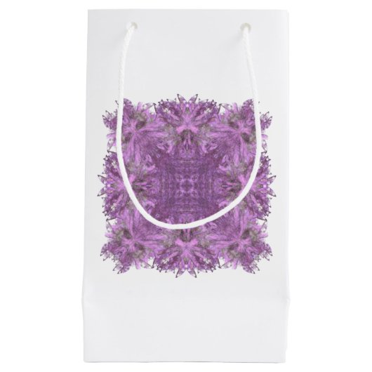 Sac cadeau géométrique Lavender (Devant)