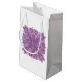 Sac cadeau géométrique Lavender (Dos Angle)