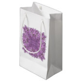 Sac cadeau géométrique Lavender (Devant Angle)