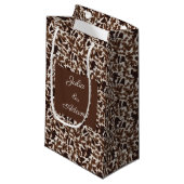 Sac Cadeau Girafe Brun (Devant Angle)