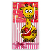 Sac cadeau Giraffe de Saint-Valentin (Dos)