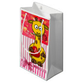 Sac cadeau Giraffe de Saint-Valentin (Devant Angle)