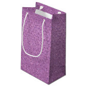 Sac cadeau Glittery rose (Dos Angle)