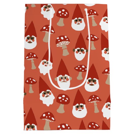 Sac cadeau Gnomes et Champignons (Dos)