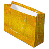 Sac cadeau Gold de luxe (Devant Angle)