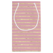 Sac cadeau Gold Foil et sac cadeau rose (Dos)