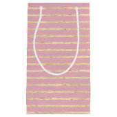 Sac cadeau Gold Foil et sac cadeau rose (Devant)