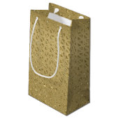 Sac cadeau Gold Glittery (Dos Angle)