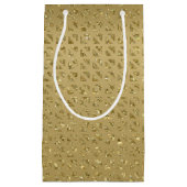Sac cadeau Gold Glittery (Devant)