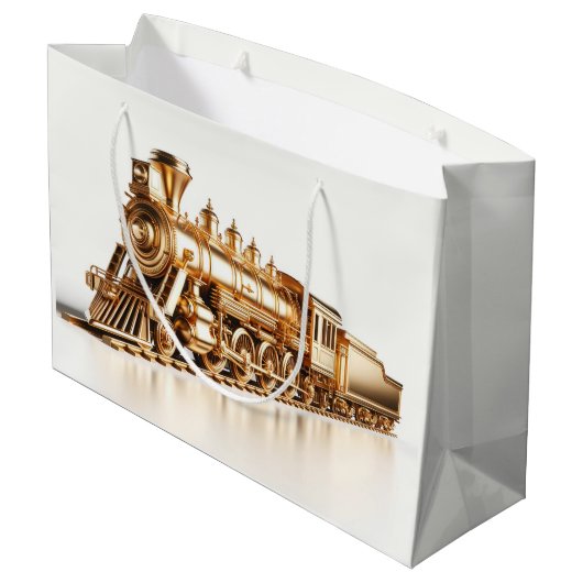 Sac cadeau Gold Train (Dos Angle)