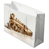 Sac cadeau Gold Train (Devant Angle)
