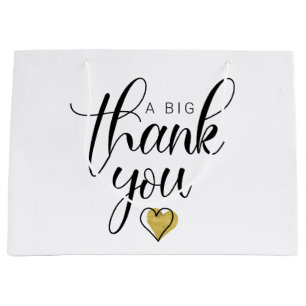 Sac Cadeau Gold Un Grand Merci Grâce À Clipart Merci Et À