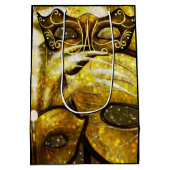 Sac cadeau Golden Mardi Gras Masques (Dos)