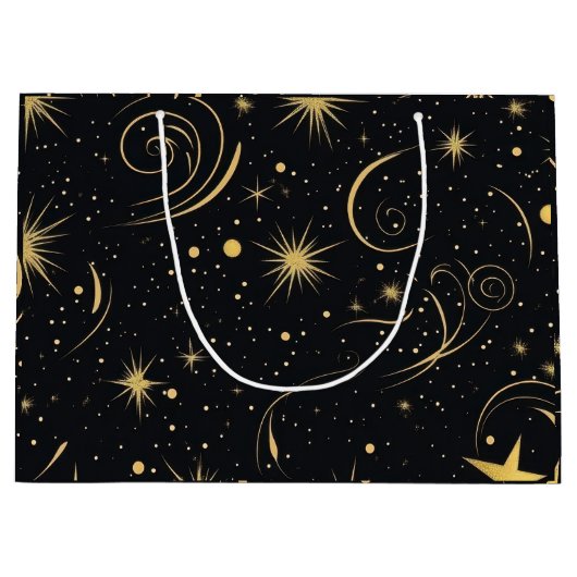 Sac cadeau Golden Star (Devant)