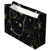 Sac cadeau Golden Star (Devant Angle)