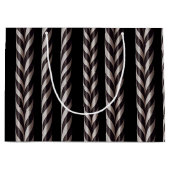 Sac cadeau Gothmas Sucre de canne blanc et noir (Devant)