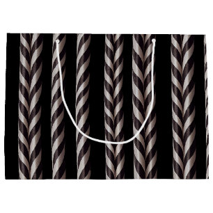 Sac cadeau Gothmas Sucre de canne blanc et noir