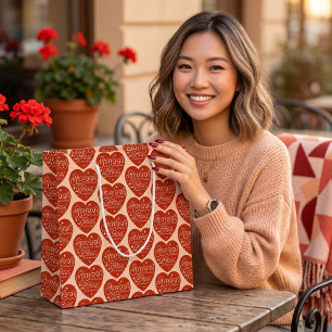 Sac Cadeau Grand Bisou Sucré