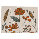 Sac cadeau grand Boho Wildflower (Dos)